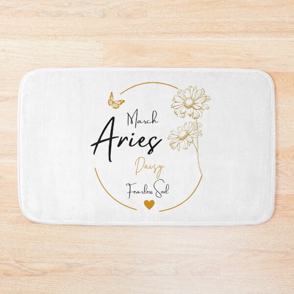 Item preview, March Aries Daisy | Fearless Soul Zodiac Design designed and sold by FlareCraftStudio.