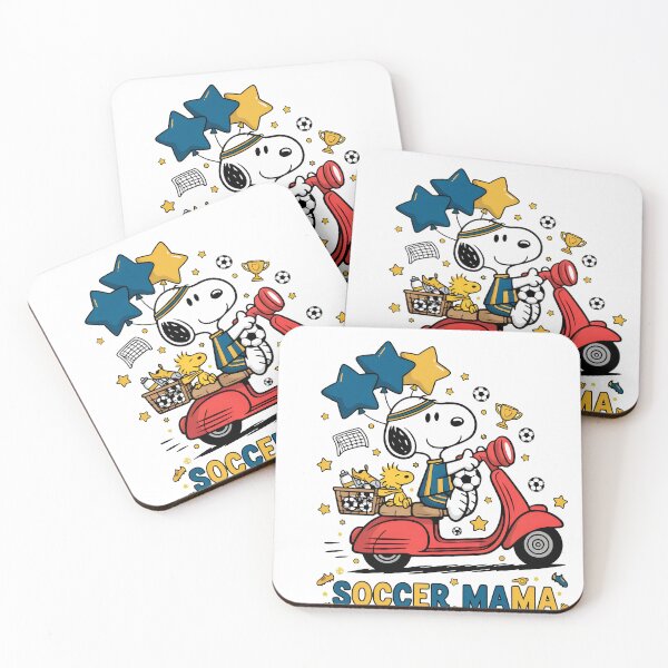 Item preview, Snoopy Soccer Mama Scooter Peanuts designed and sold by cesrahotdemo.