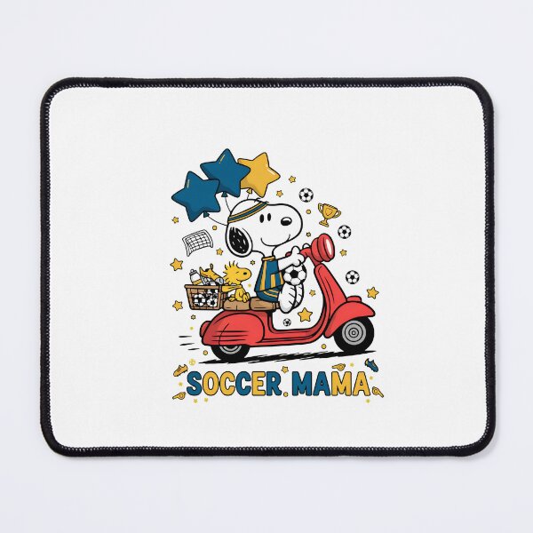 Item preview, Snoopy Soccer Mama Scooter Peanuts designed and sold by cesrahotdemo.