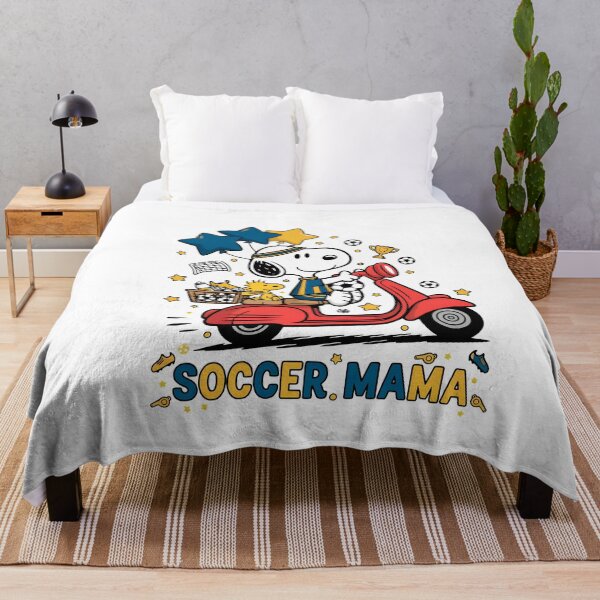 Item preview, Snoopy Soccer Mama Scooter Peanuts designed and sold by cesrahotdemo.
