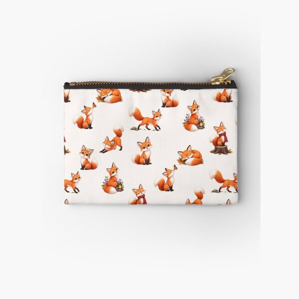 Item preview, Cute Baby Fox Watercolor Aesthetic Sticker Sheet designed and sold by Rehnair.