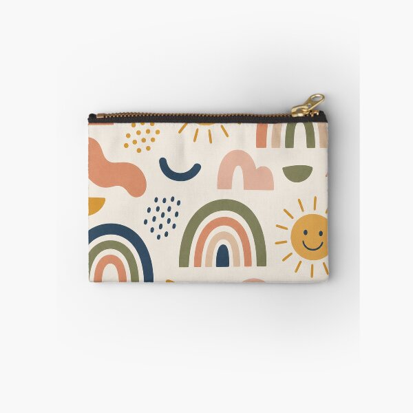Item preview, Happy Shapes – Retro Sunshine & Rainbow Pattern designed and sold by 50Pxels.