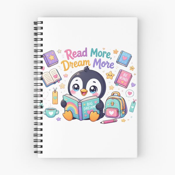 Item preview, Read More Dream More Penguin designed and sold by Alaakadry800.