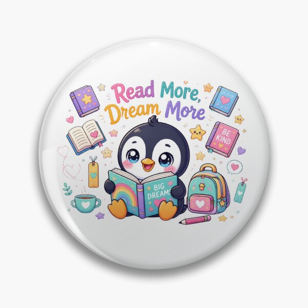 Item preview, Read More Dream More Penguin designed and sold by Alaakadry800.
