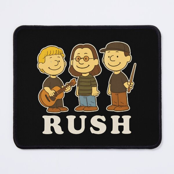 Item preview, RUSH Band Peanuts Style Cartoon Tribute-36 designed and sold by AmoreDesignAns.