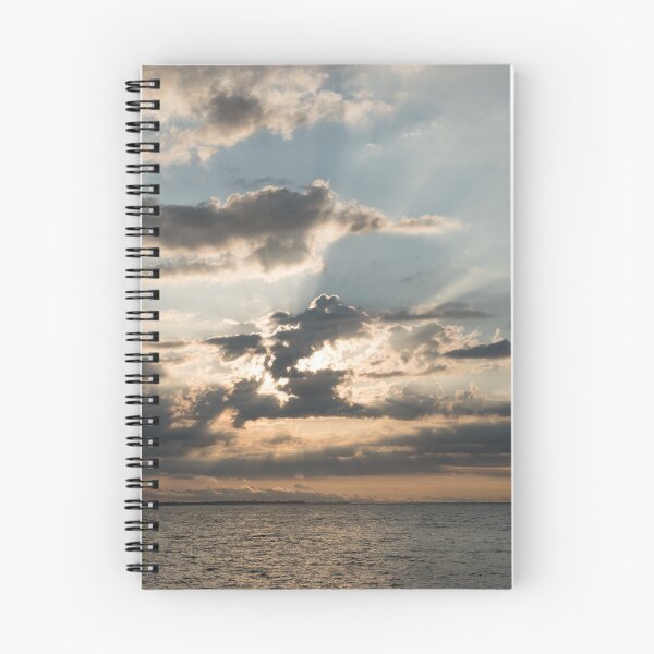 Item preview, Dramatic Shadowy Clouds and Godrays over Calm Ocean designed and sold by Georgia Mizuleva.