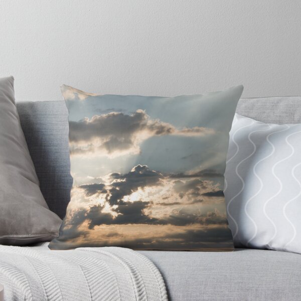 Item preview, Dramatic Shadowy Clouds and Godrays over Calm Ocean designed and sold by Georgia Mizuleva.