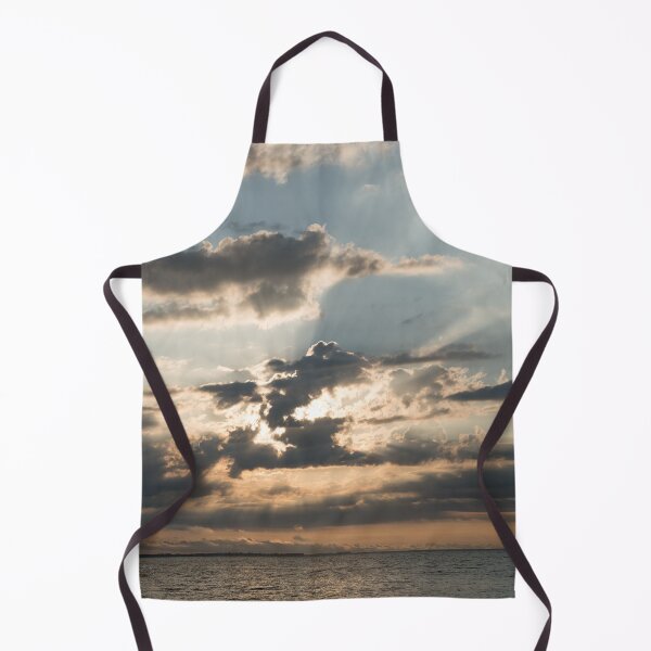 Item preview, Dramatic Shadowy Clouds and Godrays over Calm Ocean designed and sold by Georgia Mizuleva.