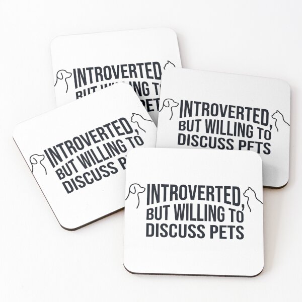 Item preview, Introverted But Willing To Discuss Pets Funny T-Shirt designed and sold by KreatoLab.