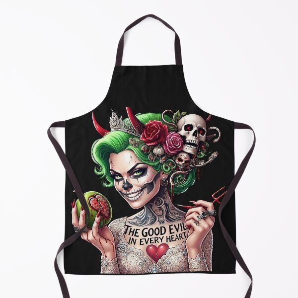 Item preview, Devil Bride Holding Heart Apple designed and sold by Voodoo Store Paranormal Collections.
