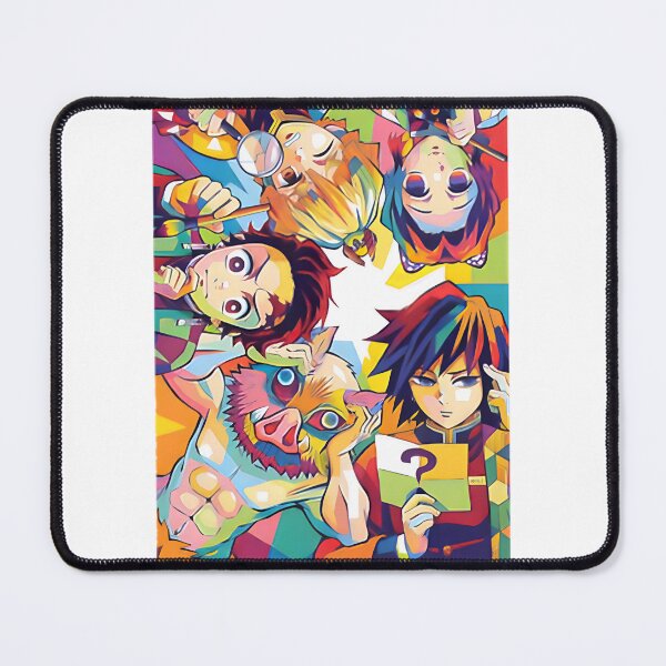 Item preview, Demon Slayer Colorful Pop Art | ⭐⭐⭐⭐⭐ designed and sold by marty5.