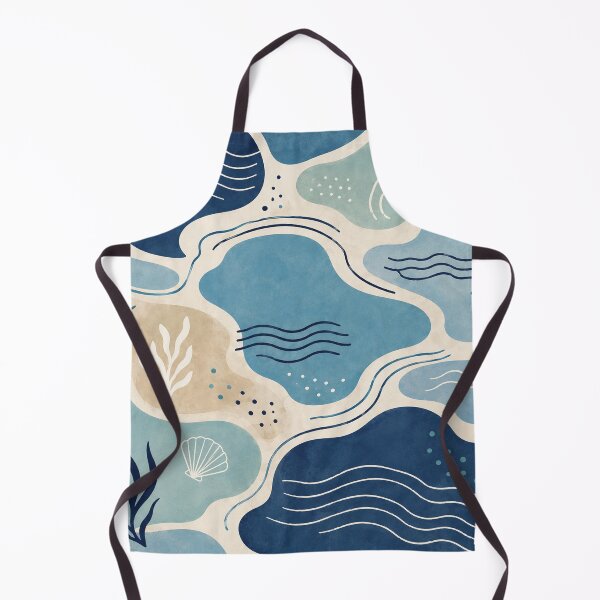 Item preview, Abstract Ocean – Coastal Waves & Water Shapes designed and sold by 50Pxels.