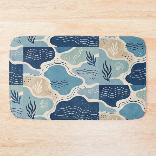Item preview, Abstract Ocean – Coastal Waves & Water Shapes designed and sold by 50Pxels.