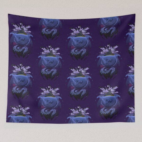 Item preview, Sleeping Leviathan Island – Giant Sea Beast Fantasy designed and sold by TheMossAndMermaid.