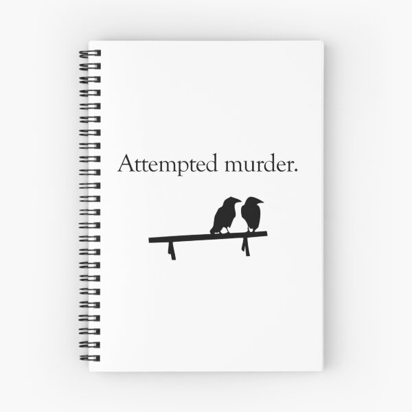 Item preview, Attempted Murder (White Design) designed and sold by vaidag-arnett.