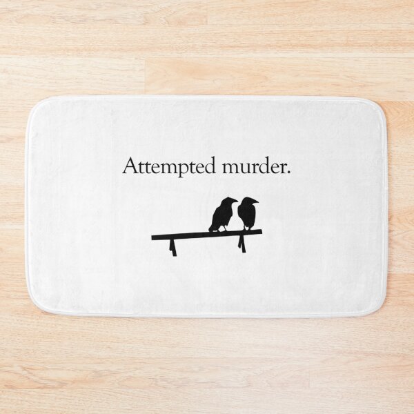 Item preview, Attempted Murder (White Design) designed and sold by vaidag-arnett.
