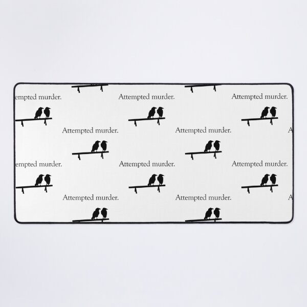 Item preview, Attempted Murder (White Design) designed and sold by vaidag-arnett.