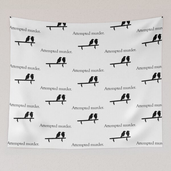 Item preview, Attempted Murder (White Design) designed and sold by vaidag-arnett.