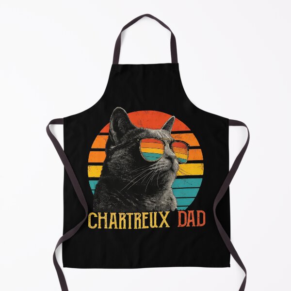 Item preview, Chartreux Dad Retro Sunset Cat Sunglasses designed and sold by GiaoCalonas.