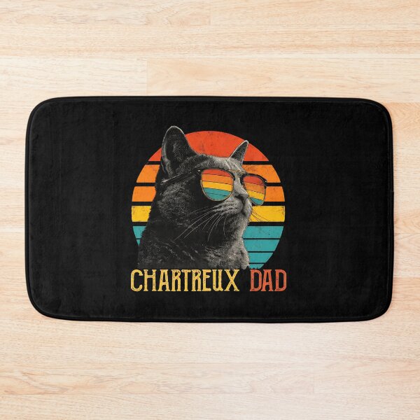Item preview, Chartreux Dad Retro Sunset Cat Sunglasses designed and sold by GiaoCalonas.