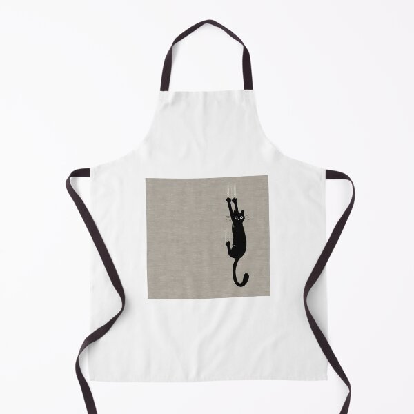 Item preview, Black Cat Holding On Sticker designed and sold by vaidag-arnett.