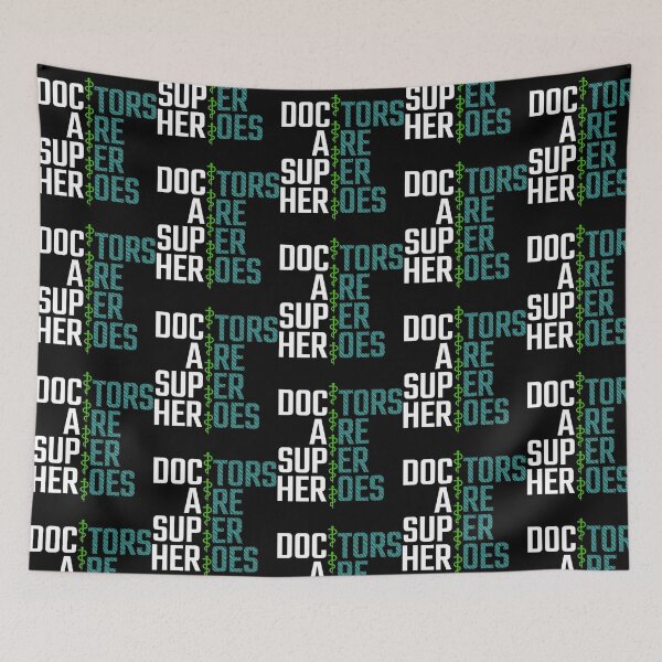 Item preview, Doctors Are Super Heroes Sticker designed and sold by helaina-madson.