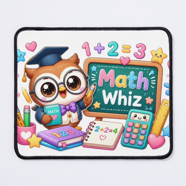 Item preview, Math Whiz Owl designed and sold by Alaakadry800.