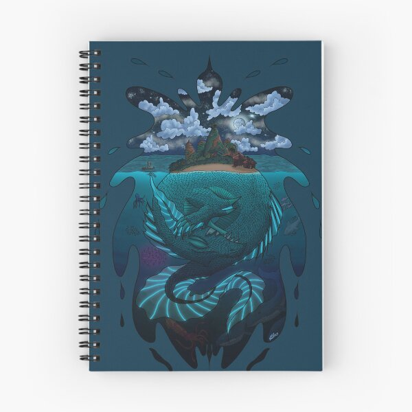 Item preview, Giant Sleeping Leviathan – Island on a Sea Beast designed and sold by TheMossAndMermaid.