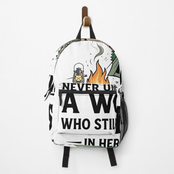 Item preview, Never Underestimate a Camping Grandma designed and sold by ZenTex.