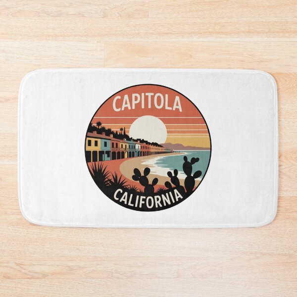 Item preview, Capitola California: Retro Beachfront designed and sold by CircinusStore.