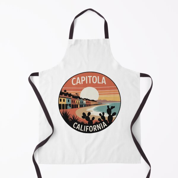 Item preview, Capitola California: Retro Beachfront designed and sold by CircinusStore.