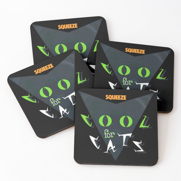 Item preview, Squeeze Inspired Vintage New Wave Cat Design designed and sold by MyrlErdman.
