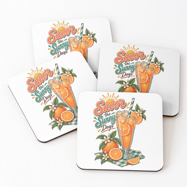 Item preview, Savor the Sunny Days – Vintage Citrus Summer Drink Art designed and sold by @SHINTOSARTSTORE.