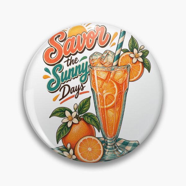 Item preview, Savor the Sunny Days – Vintage Citrus Summer Drink Art designed and sold by @SHINTOSARTSTORE.
