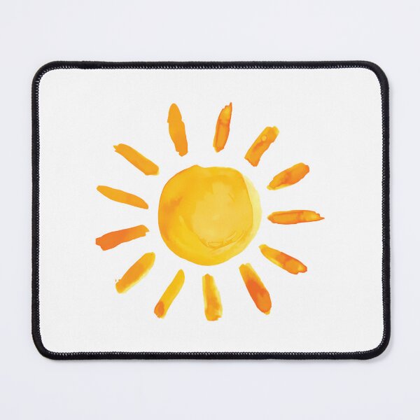 Item preview, Brushed Watercolor Painted Sun designed and sold by vaidag-arnett.