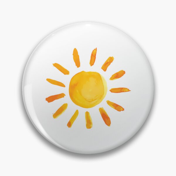 Item preview, Brushed Watercolor Painted Sun designed and sold by vaidag-arnett.