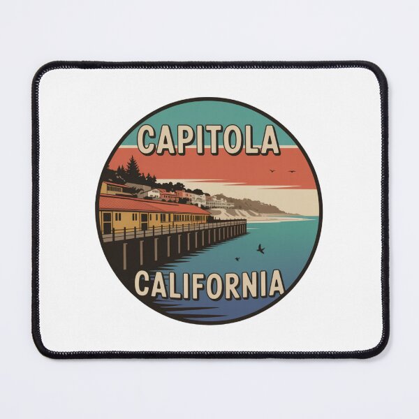 Item preview, Capitola California: Retro Pier designed and sold by CircinusStore.