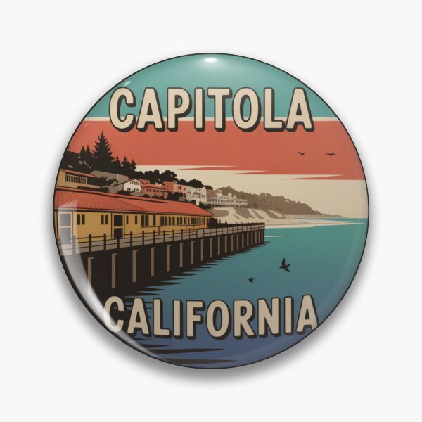 Item preview, Capitola California: Retro Pier designed and sold by CircinusStore.