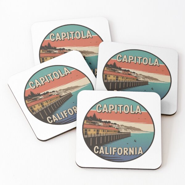 Item preview, Capitola California: Retro Pier designed and sold by CircinusStore.