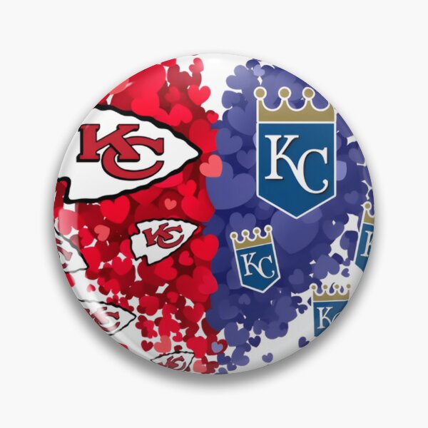 Item preview, Kc Chiefs And Royals Heart designed and sold by laxydesign.