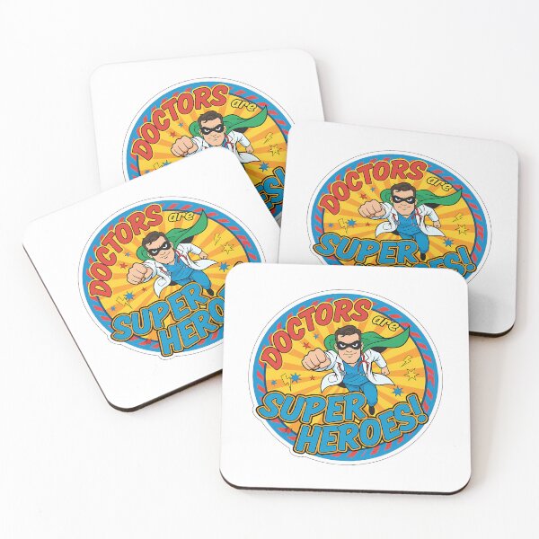 Item preview, Doctors Are Superheroes Sticker - Celebrate Healthcare Heroes designed and sold by helaina-madson.