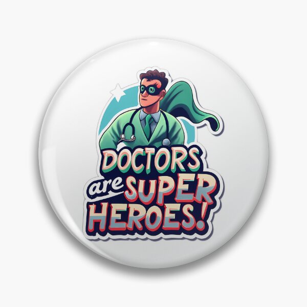 Item preview, Doctors Are Superheroes designed and sold by helaina-madson.