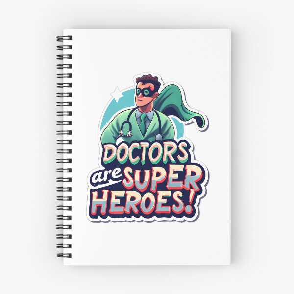 Item preview, Doctors Are Superheroes designed and sold by helaina-madson.