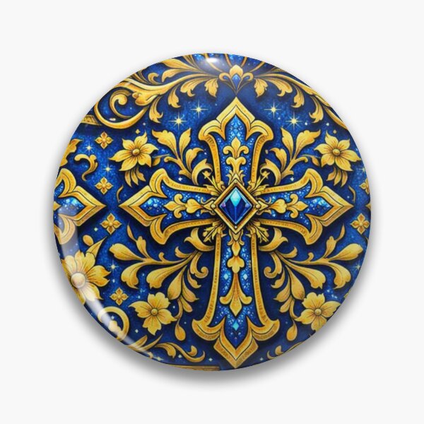 Item preview, Golden cross ornaments designed and sold by Sigtrix.
