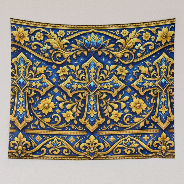 Item preview, Golden cross ornaments designed and sold by Sigtrix.