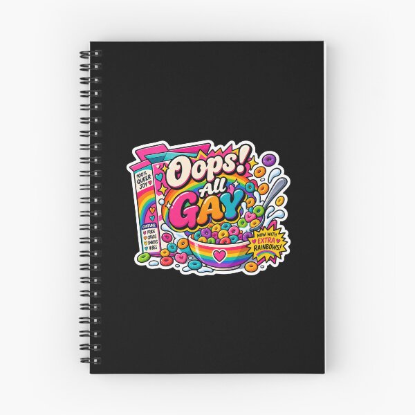 Item preview, Oops All Gay – 100% Queer Joy LGBTQ+ Pride designed and sold by Brave Little Mess Club.