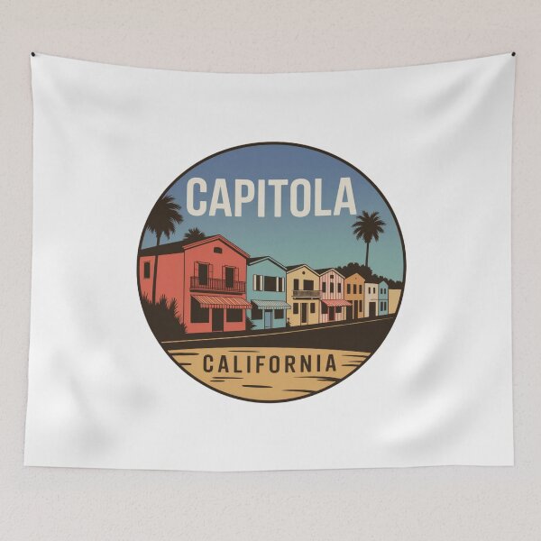 Item preview, Capitola California: Pastel Beach designed and sold by CircinusStore.