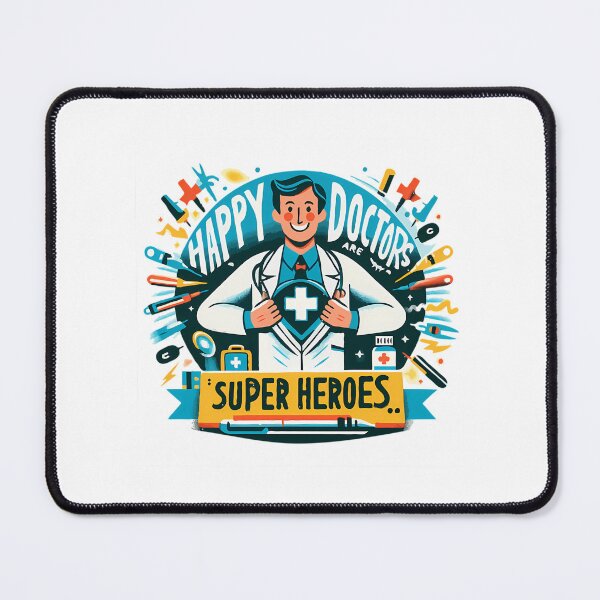 Item preview, Happy Doctors Are Super Heroes designed and sold by helaina-madson.