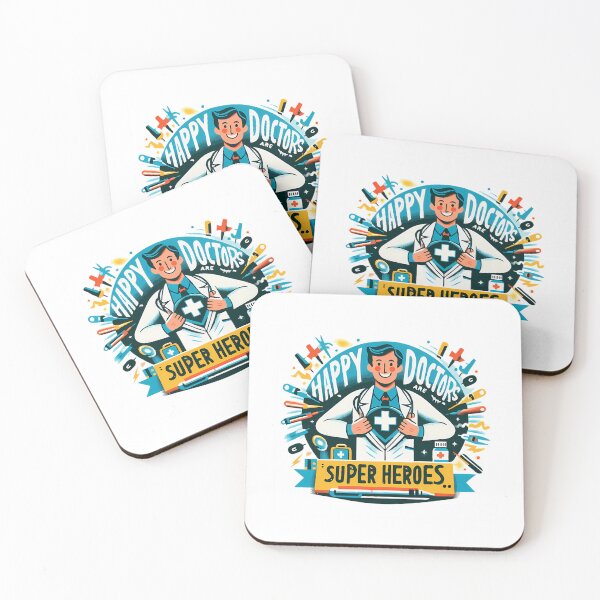 Item preview, Happy Doctors Are Super Heroes designed and sold by helaina-madson.