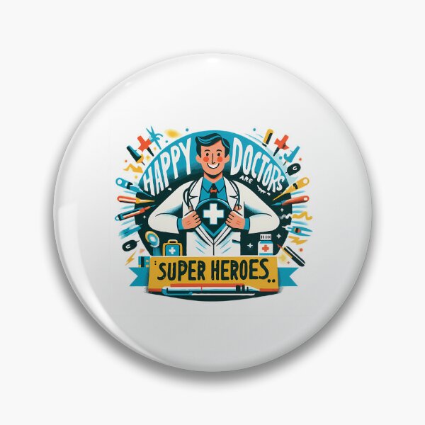 Item preview, Happy Doctors Are Super Heroes designed and sold by helaina-madson.